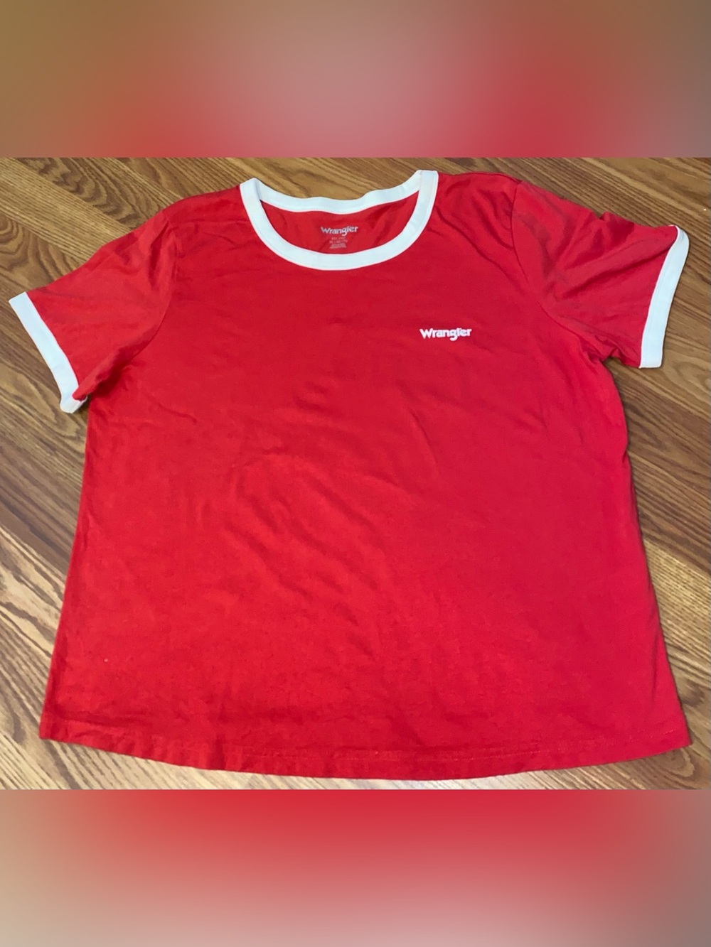 WRANGLER® | RINGER TEE | 100% Cotton | Women’s Size XL